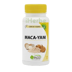 MGD Maca - Yam 120 gélules | Équilibre hormonal, vitalité et bien-être naturel