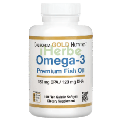 California Gold Nutrition Huile de poisson premium Oméga-3
