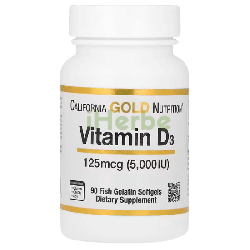 California Gold Nutrition Vitamine D3 90 capsules