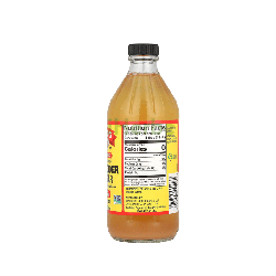 Bragg Vinaigre de cidre de pomme biologique avec la  crue non filtrée 473 ml