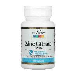 21st Century - Citrate de Zinc 50 mg – 60 comprimés