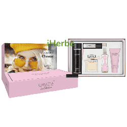 Carlotta Les Collections Chrome Coffret Parfum et Soins Corps Femme