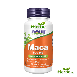 NOW Foods Maca 500 mg, 100 Capsules Végétariennes