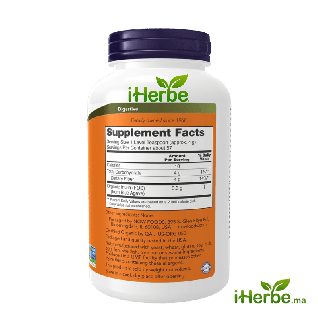 NOW Foods Inuline Bio Poudre Prébiotique Certifiée Organique