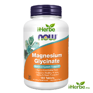 Magnésium Glycinate Haute Absorption 180 Comprimés