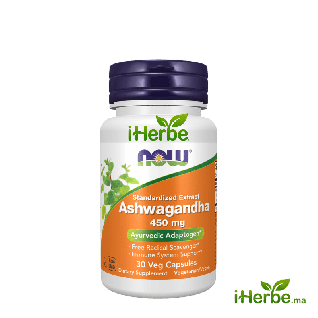 NOW Foods Ashwagandha 450 mg – 90 capsules végétariennes