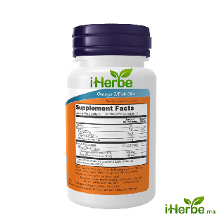 NOW Foods Oméga-3 Huile de Poisson 1000 mg – 100 Capsules Molles (180 EPA / 120 DHA)