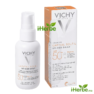 VICHY CAPITAL SOLEIL UV AGE DAILY SPF 50 FLUIDE ANTI PHOTOVIEILLISSEMENT 40 ML