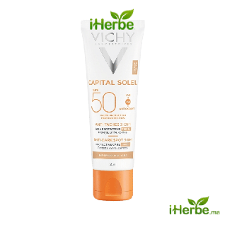 VICHY CAPITAL SOLEIL SOIN ANTI TACHES TEINTE 3 EN 1 SPF50+