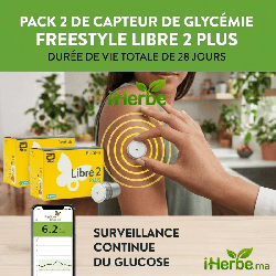 PACK 2 DE CAPTEUR DE GLYCÉMIE - FREESTYLE LIBRE 2 PLUS