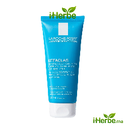 La Roche Posay Effaclar H Iso Biome Crème Lavante Apaisante Peaux Acné Sous Traitement Maroc 390 ml - iherbe.ma