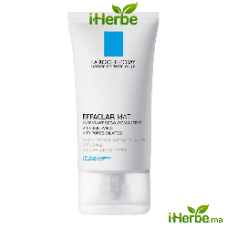 La Roche Posay Effaclar Mat Hydratant Sébo Régulateur Peau Grasse Maroc 40 ml - iherbe.ma