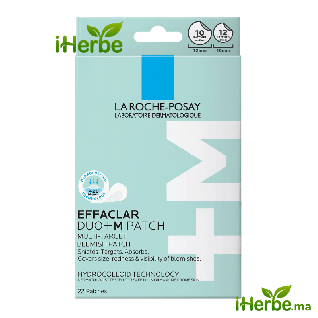LA ROCHE POSAY EFFACLAR DUO +M 22 PATCHS BOUTONS - iherbe.ma