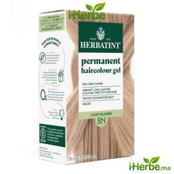 Soin colorant permanent 8N Blond Clair, (Série Naturelle), 170 ml maroc iherbe.ma