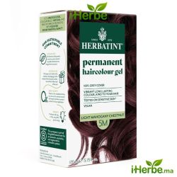Soin colorant permanent 5M Châtain Clair Acajou, (Série Dorée), 170 ml maroc iherbe.ma