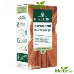 Soin colorant permanent 8R Blond Clair Cuivré, (Série Cuivrée), 170 ml maroc iherbe.ma
