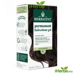 Soin colorant permanent 4C Châtain Cendré, (Série Cendrée), 170 ml maroc iherbe.ma